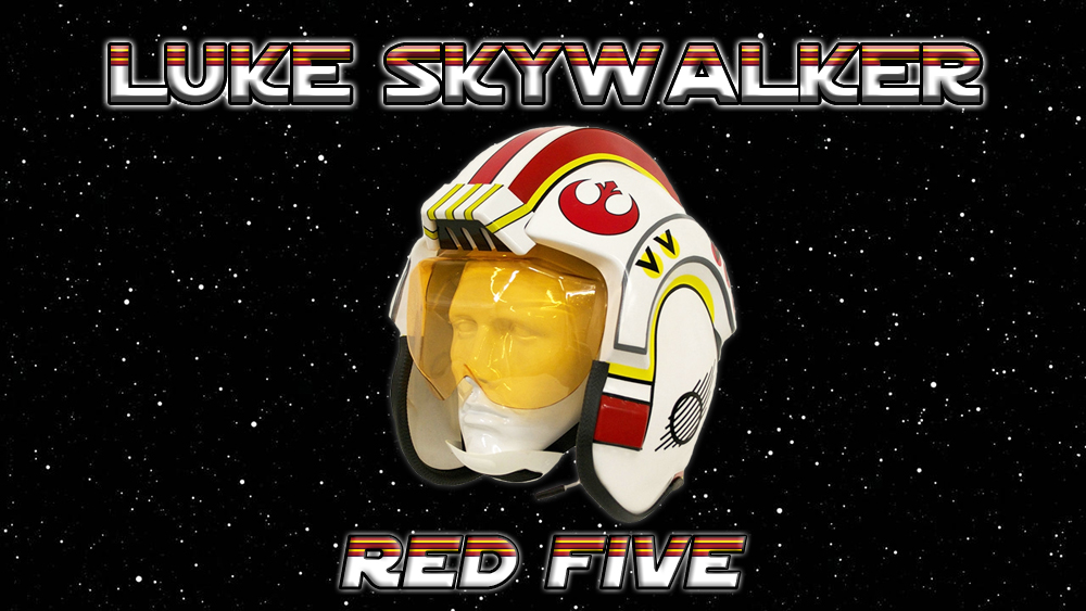 Luke Skywalker Red Five Helmet costume 